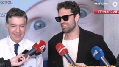 Ο Κωνσταντίνος Αργυρός στο μαιευτήριο