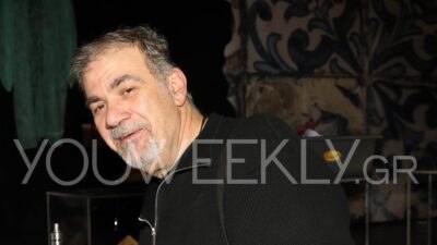 Ο Δημήτρης Σταρόβας στο θέατρο