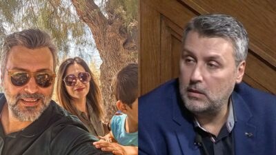 Ο Γιάννης Καλλιάνος με την οικογένειά του σε βόλτα και ο ίδιος στη συνέντευξή του στο Πάμε Δανάη