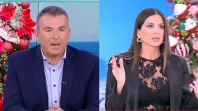 Ο Γιώργος Λιάγκας και η Σταματίνα Τσιμτσιλή