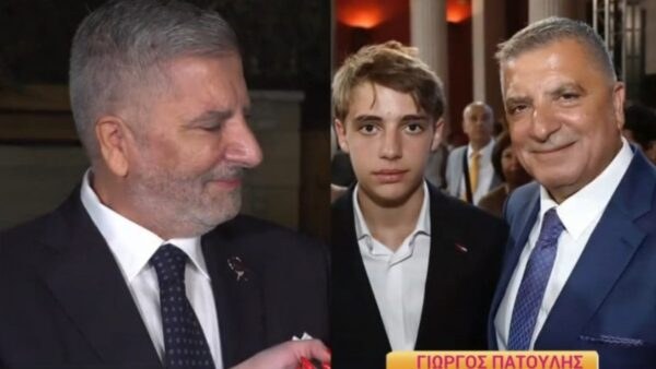 Ο Γιώργος Πατούλης στο γάμο του