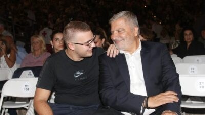 Ο Γιώργος Πατούλης και ο γιος του, Αλέξανδρος.