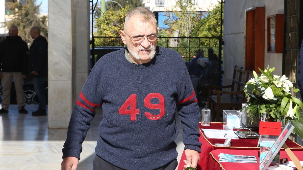 Ο Ιάσωνας Τριανταφυλλίδης στο Α' Νεκροταφείο Αθηνών
