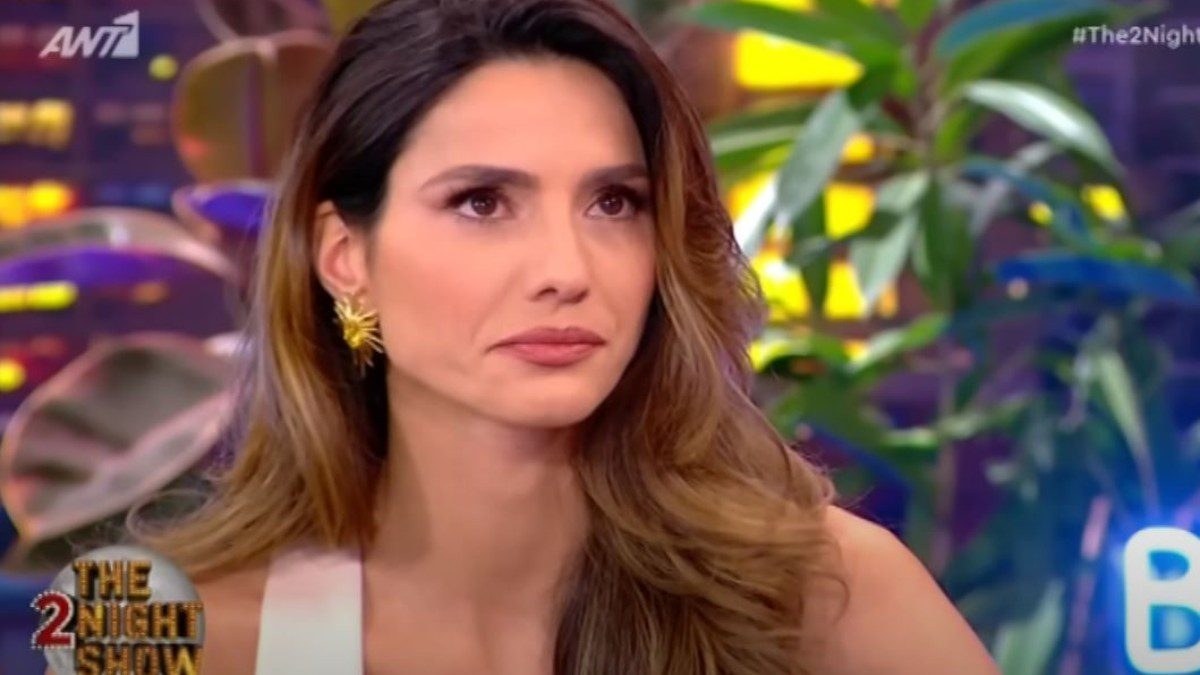 Η Ηλιάνα Παπαγεωργίου στο πλατό του The 2night show