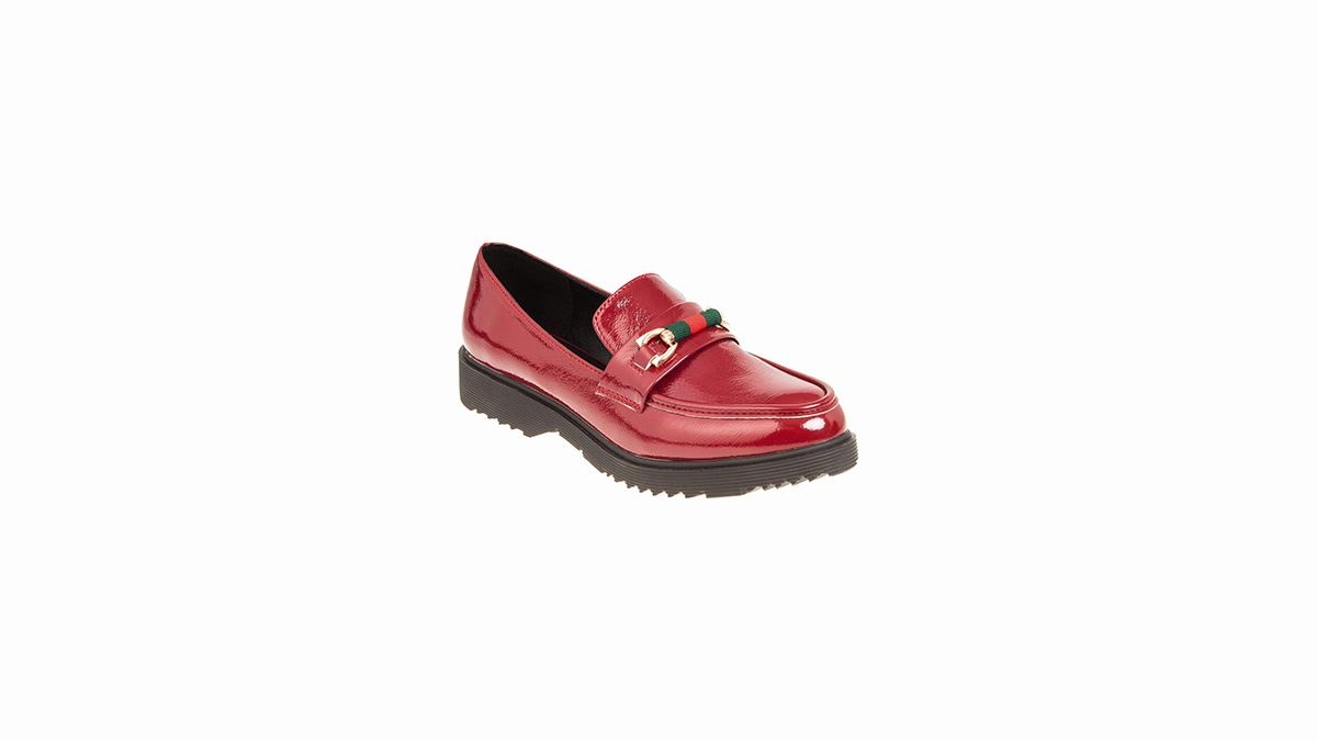 κόκκινα loafers adam's shoes