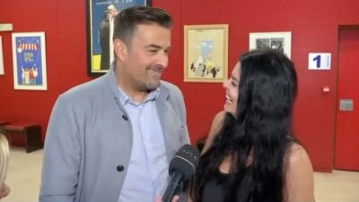 Η Μαρία Κορινθίου και ο Γιάννης Αϊβάζης στο στο θέατρο
