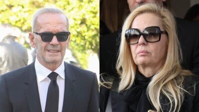 Έλενα Μακρή: Σοκαρίστηκε με την παρουσία του Κωστόπουλου στην κηδεία του Λυμπέρη - Πώς αντέδρασε