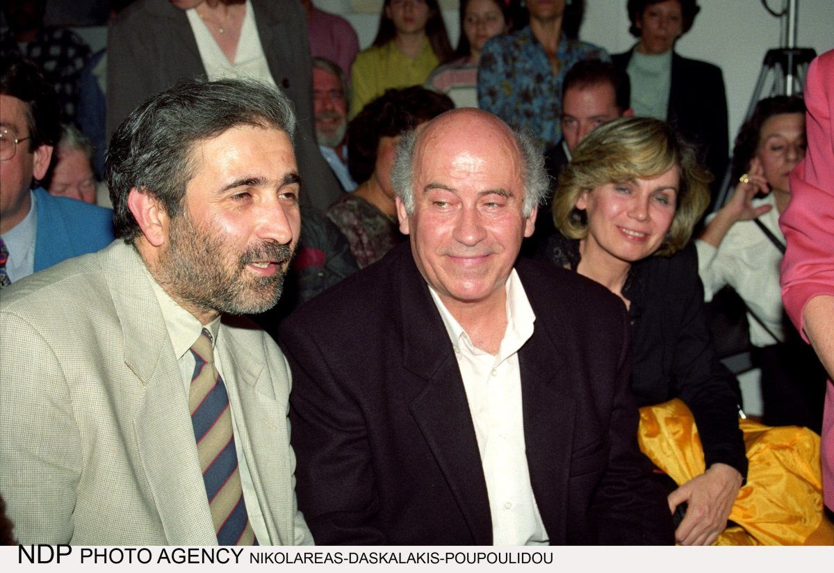 Ο Λάκης Λαζόπουλος και ο Θανάσης Βέγγος