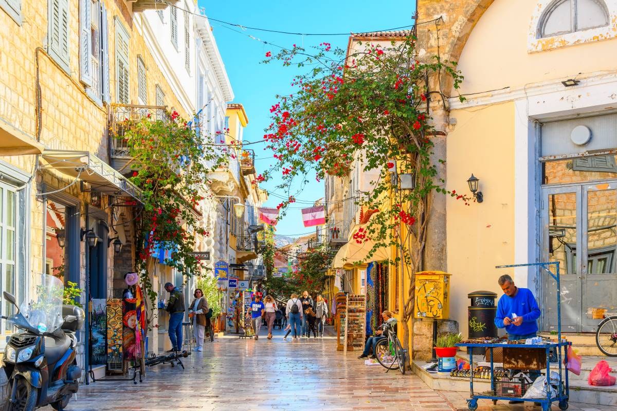 Τα σοκάκια στο Ναύπλιο