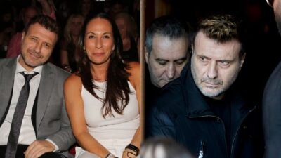 Ο Γιάννης Πλούταρχος με την σύζυγό του