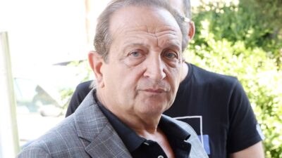 Ο Σπύρος Μπιμπίλας στο Ετήσιο μνημόσυνο της Μαίρης Χρονοπούλου.