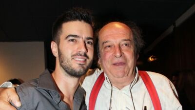 Ο Τσιμιτσέλης αγκαλιά με τον Μανουσάκη παλιά