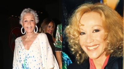 Η Ζωή Λάσκαρη σε πιο πρόσφατη έξοδό της και στο παρελθόν