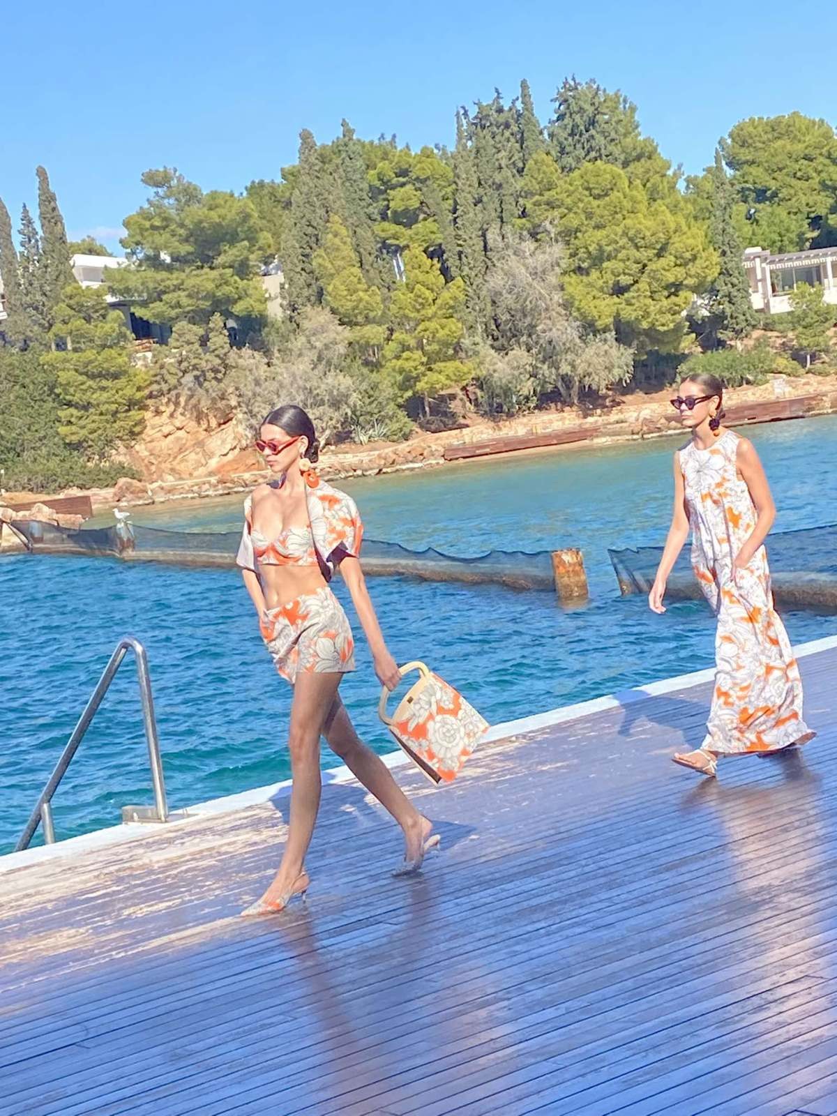 Athens Fashion Week Maison Zoulias φλοράλ looks