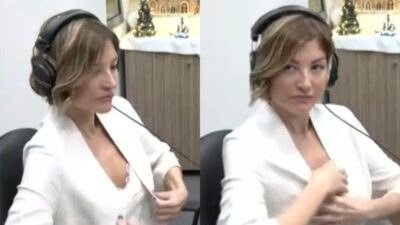 Η Ράνια Τζίμα σε αμήχανη στιγμή στον αέρα