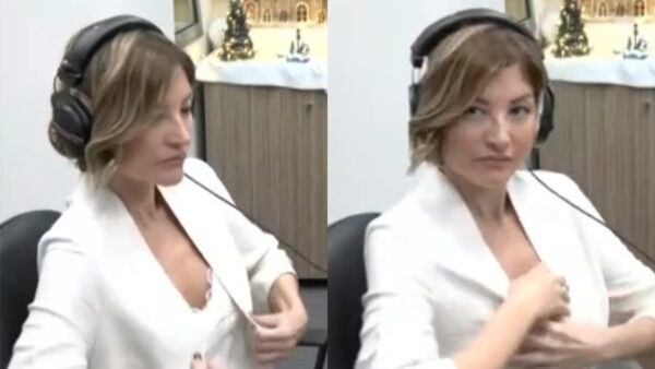 Η Ράνια Τζίμα σε αμήχανη στιγμή στον αέρα