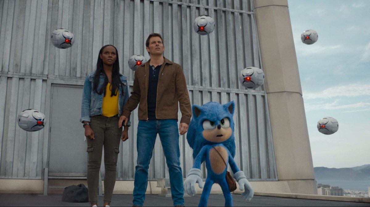 χριστουγεννιάτικη προβολή sonic