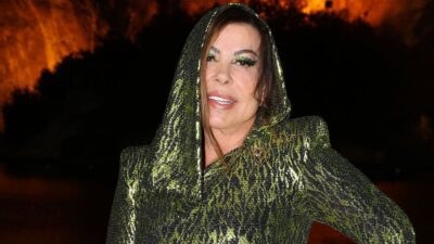 Η Άντζελα Δημητρίου σε βραδινή εξοδό της