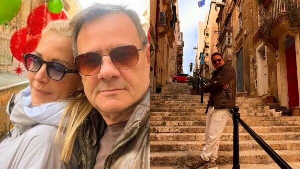 Ο Απόστολος Λύτρας και η σύντροφος του στο Instagram.