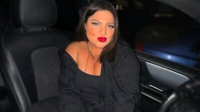 Η Δανάη Μπάρκα σε έξοδό της