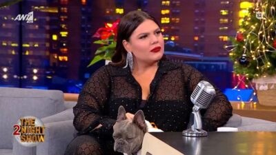 Η Δανάη Μπάρκα στο The 2night show