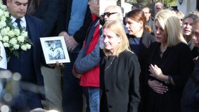 Εικόνες από την κηδεία του Σαργκάνη