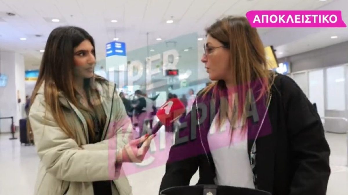 Η Έλενα Παπαρίζου στην κάμερα του Super Κατερίνα