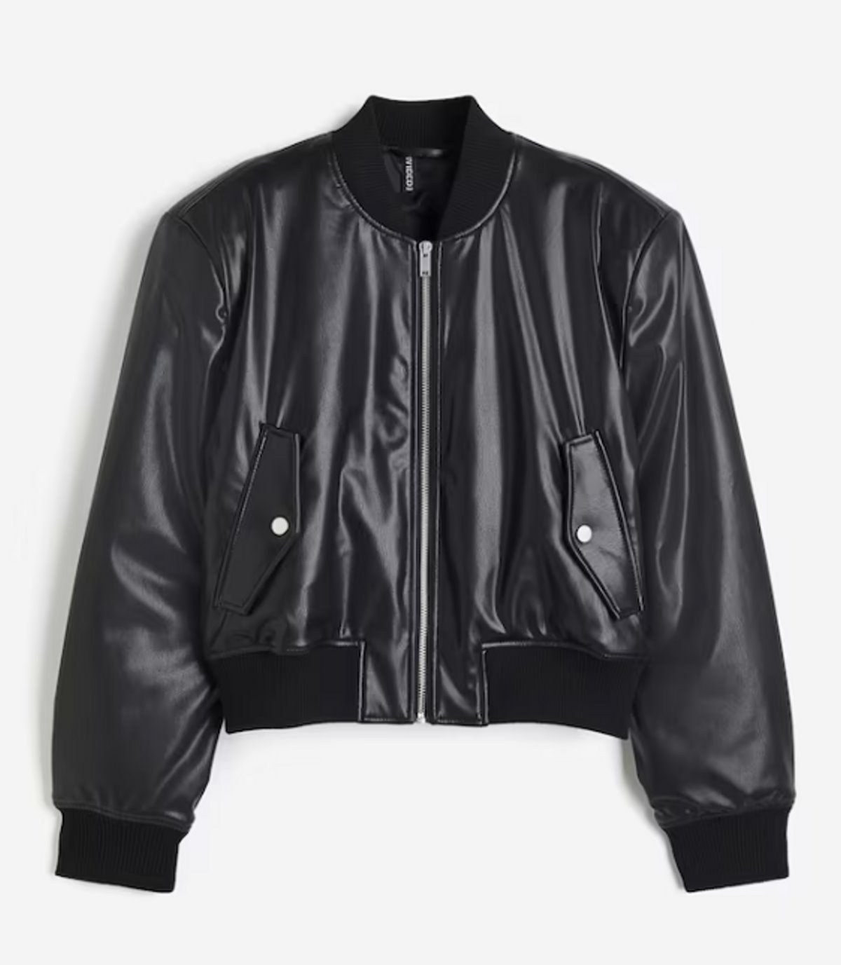 μαύρο bomber jacket