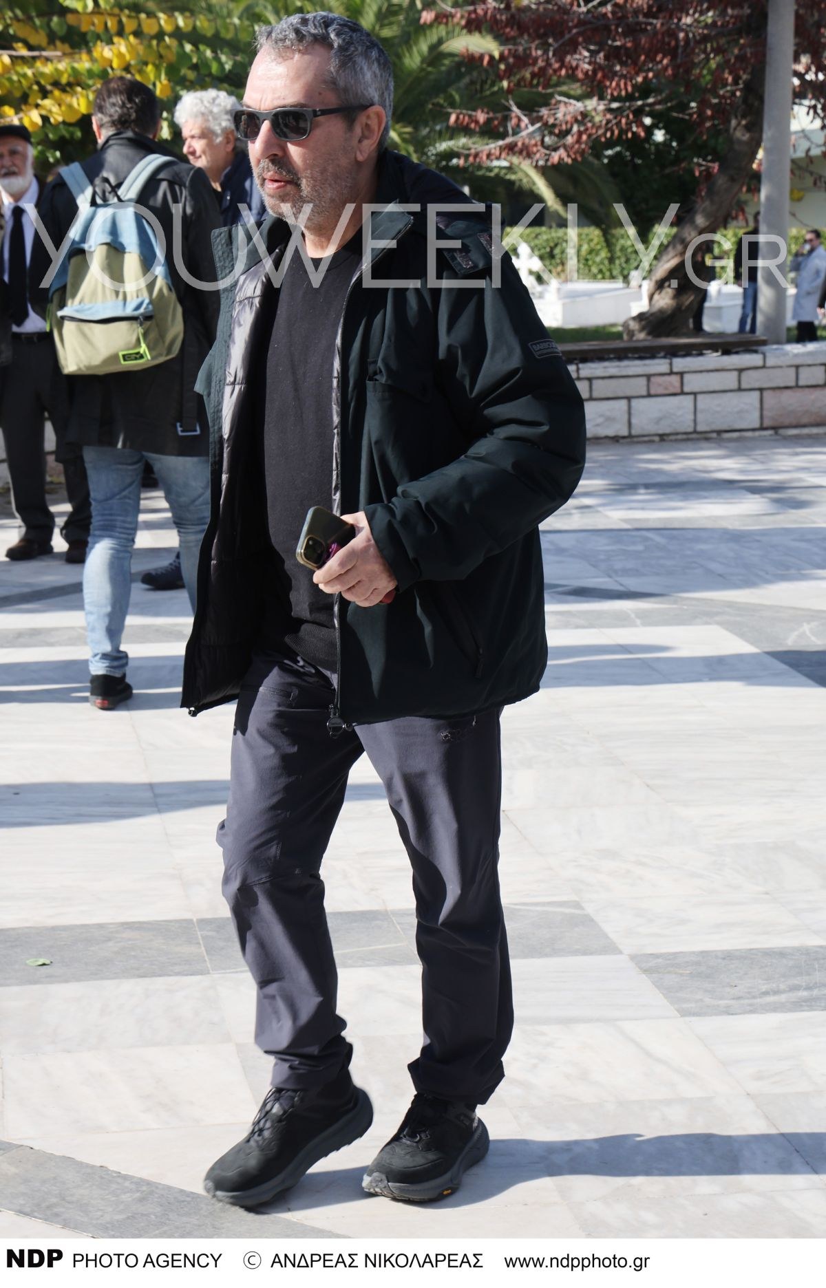Ο Χατζηπαναγιώτης στην κηδεία του Γεωργουσόπουλου
