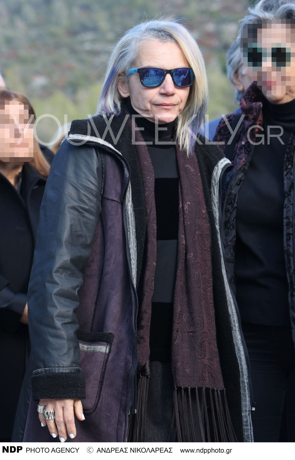 Η κόρη του Γεωργουσόπουλου στην κηδεία του