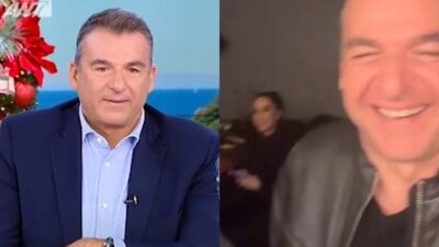 Ο Λιάγκας στο Πρωινό και ο Λιάγκας με την Αντωνά στο καμαρίνι του Ρέμου