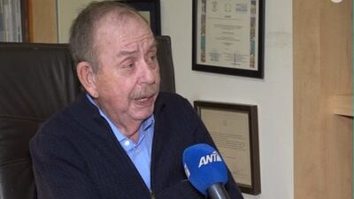 Ο Ηλίας Μαμαλάκης στην κάμερα του αντ1