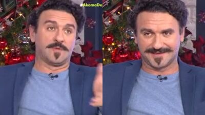 Ο Μελέτης Ηλίας στο πλατό του mega