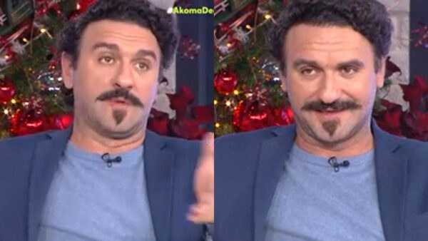 Ο Μελέτης Ηλίας στο πλατό του mega