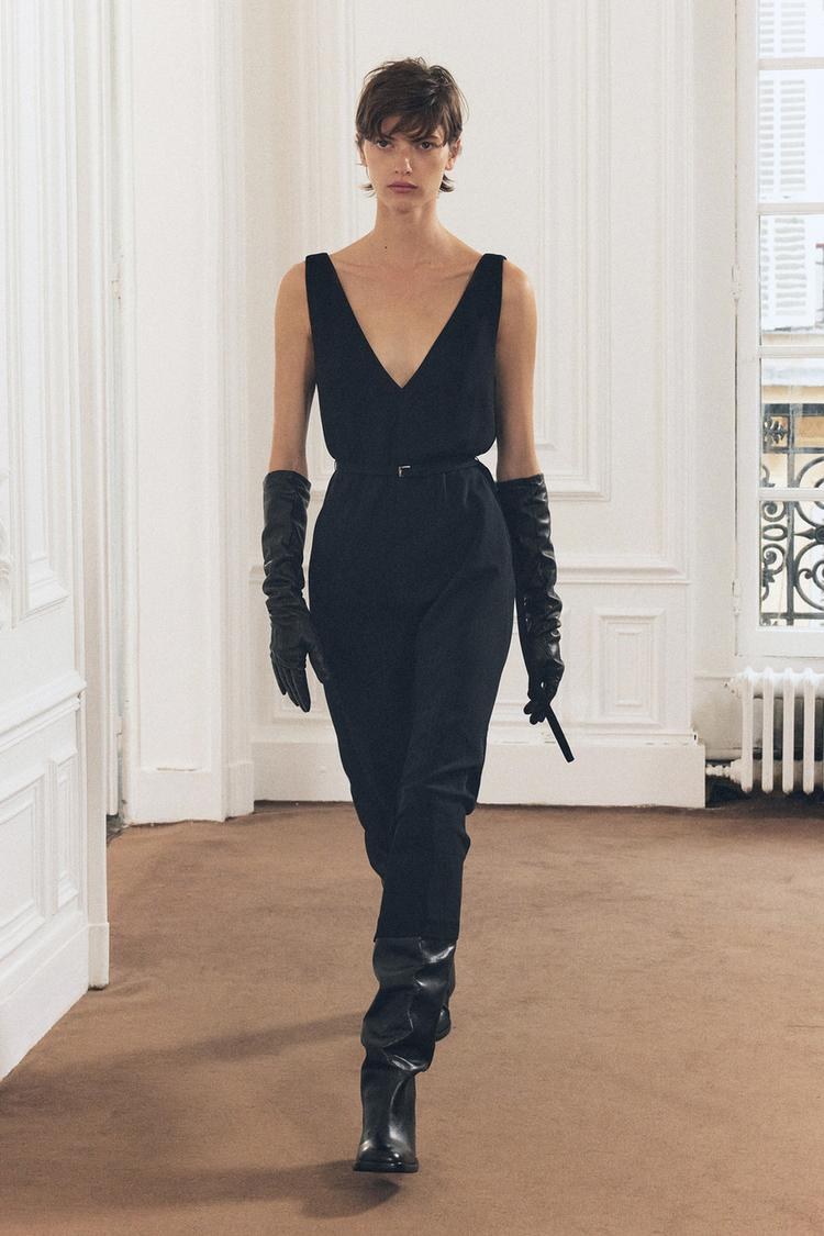 μαύρο φόρεμα μίντι zara