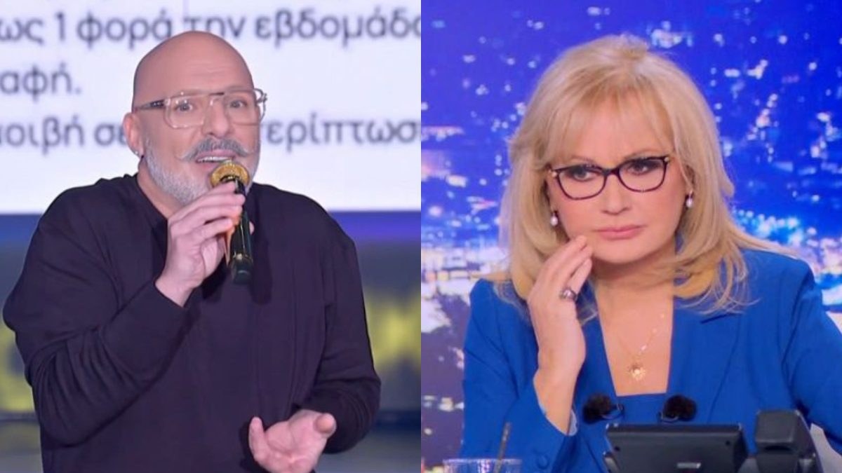Ο Νίκος Μουτσινάς και η Αγγελική Νικολούλη