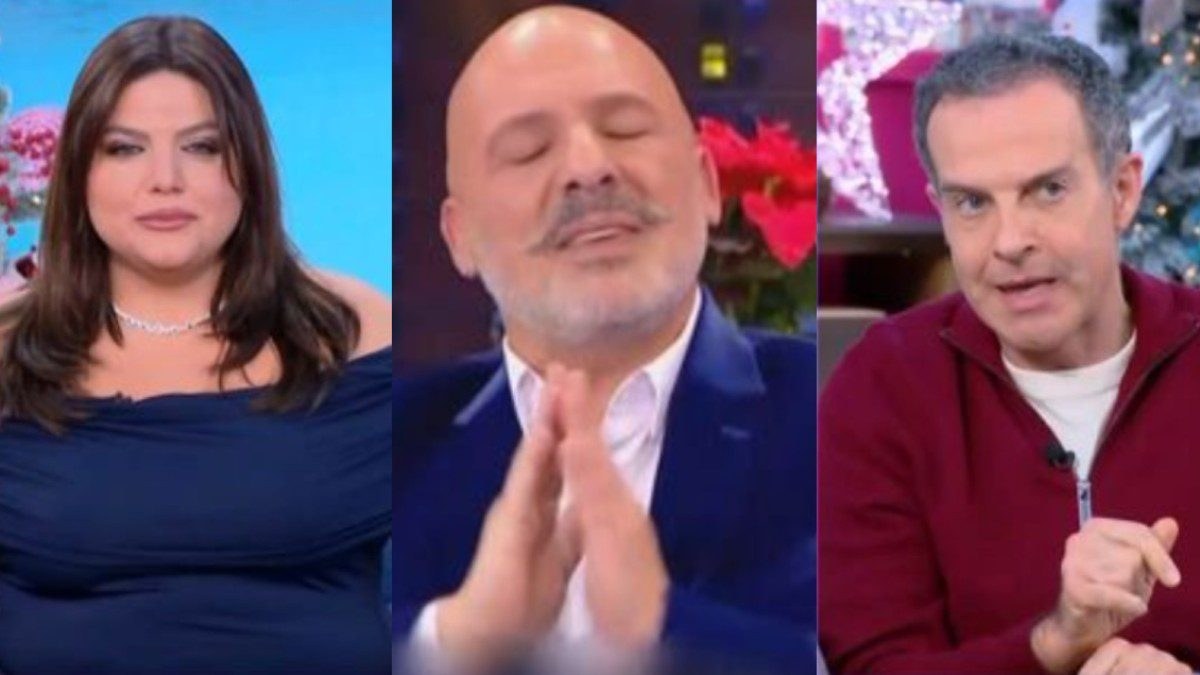 Η Δανάη Μπάρκα, ο Νίκος Μουτσινάς και ο Άρης Καβατζίκης στο πάμε Δανάη.