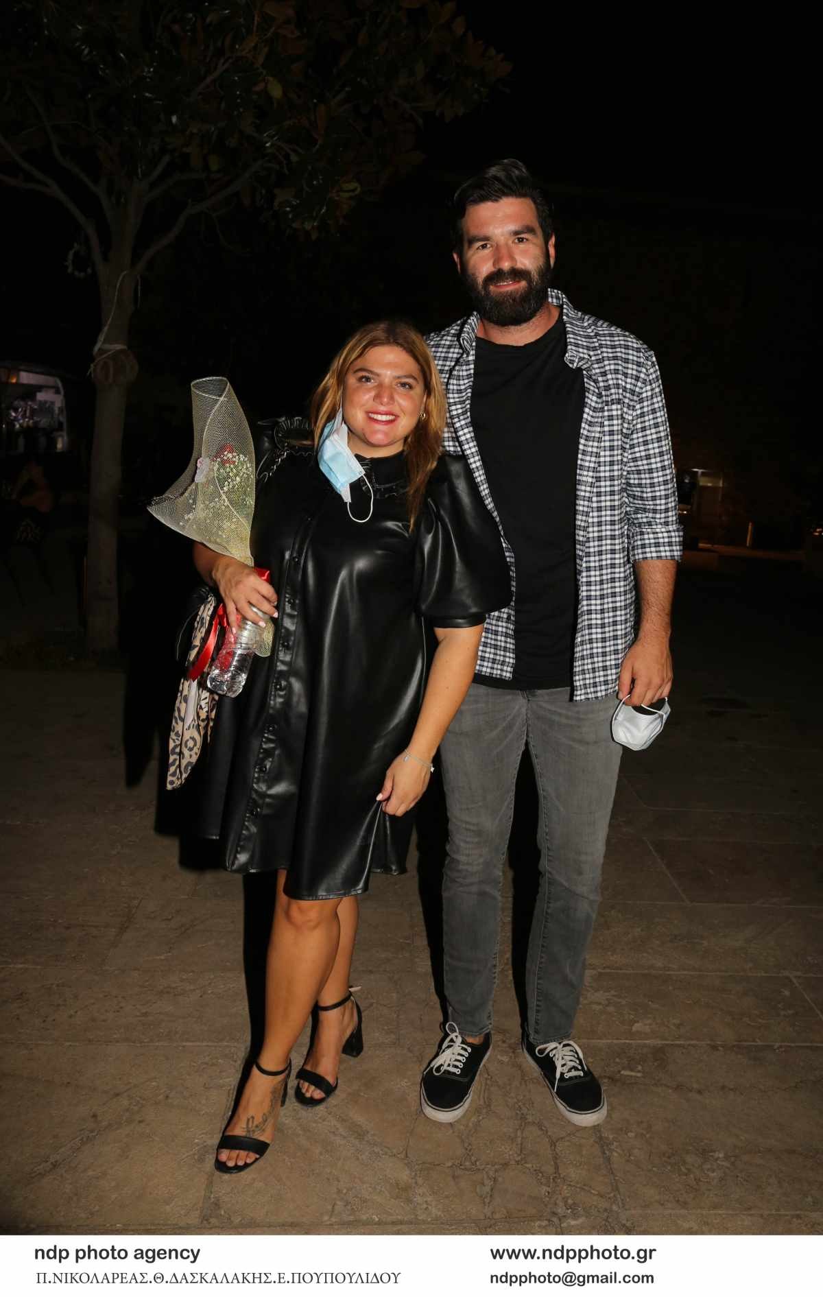Η Δανάη Μπάρκα και ο Πάνος Αδαμόπουλος
