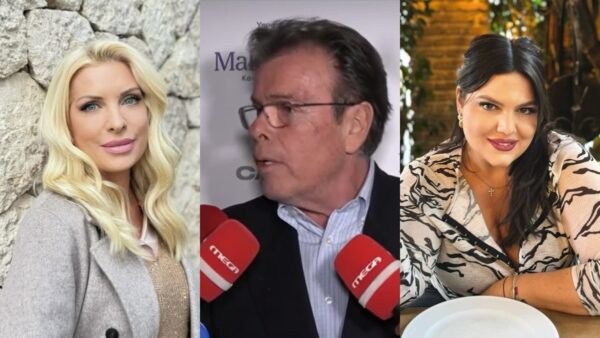 Ο Παπανώτας, η Μενεγάκη και η Μπάρκα (κολάζ)