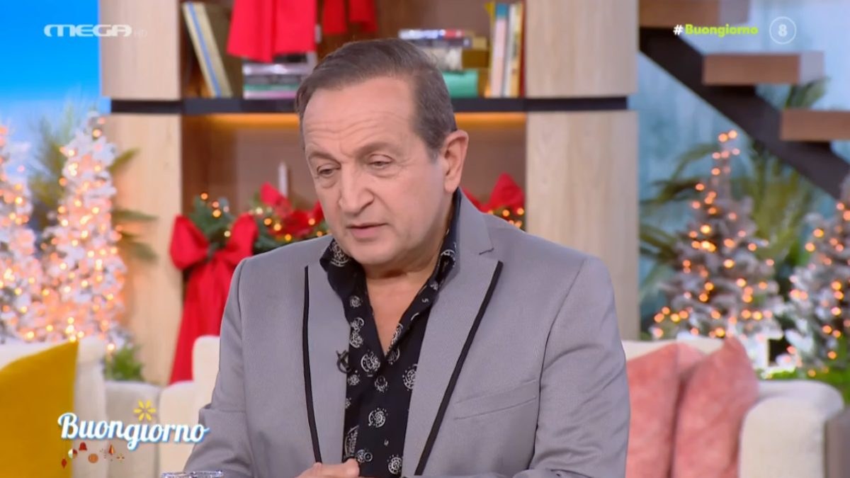 Ο Σπύρος Μπιμπίλας στο πλατό του Buongiorno