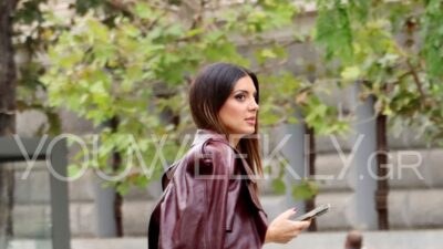 Η Σταματινα Τσιμτσιλή στους δρόμους της Αθήνας