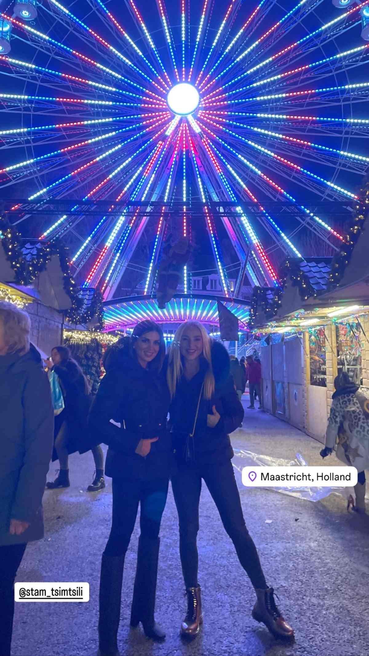 Η ανάρτηση στο Instagram της Σταματίνας Τσιμτσιλή από την Ολλανδία.