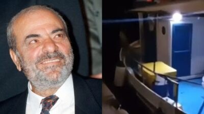 Ο Στέλιος Καζαντζίδης και το σκάφος του