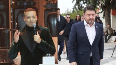 Ο Χάρης Δούκας και ο Νίκος Χαρδαλιάς