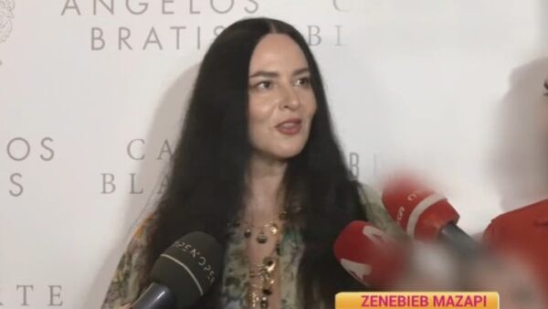 Η Ζενεβιέβ Μαζαρί στην κάμερα του Happy Day