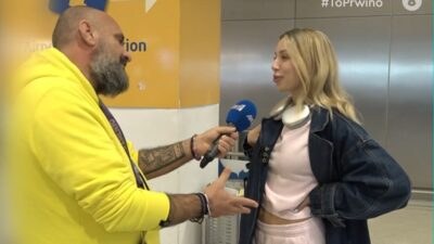 Η Γαρυφαλλιά Καληφώνη στην κάμερα του αντ1