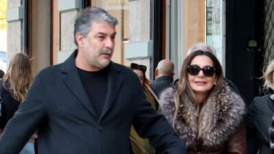 Ο Βασίλης Μπισμπίκης και η Δέσποινα Βανδή