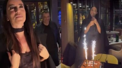 Φωτογραφίες από τα γενέθλια της Μαρίας Αντωνά με τον Γιώργο Λιάγκα