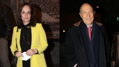 Η Άννα Διαμαντοπούλου και ο Κώστας Σημίτης.