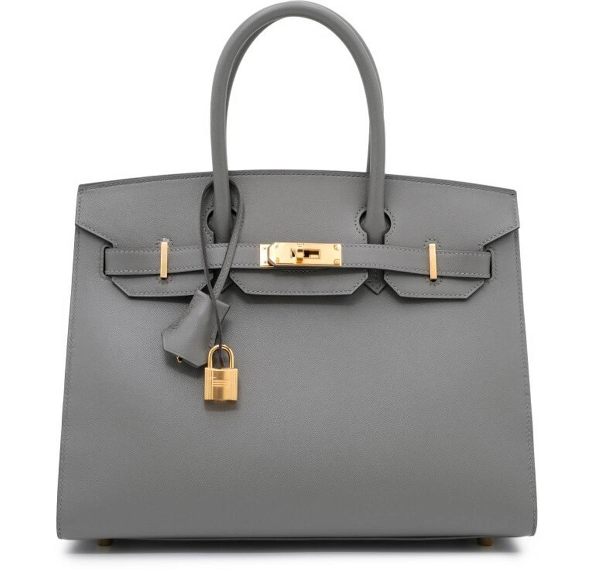 Hermes Birkin τσάντα σε γκρι χρώμα